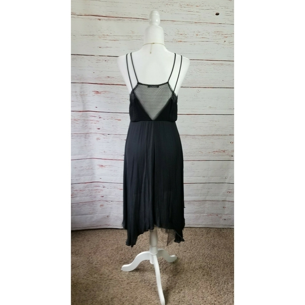ZARA // edgy layered mesh silky dress - Picture 15 of 15